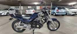 Verkaufe-Yamaha FZX 750-Jg.1994-blau schwarz-met.12`333-Km.